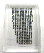 水晶板20×14mm般若心経