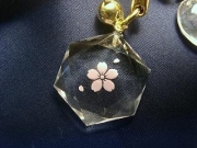 水晶カット桜